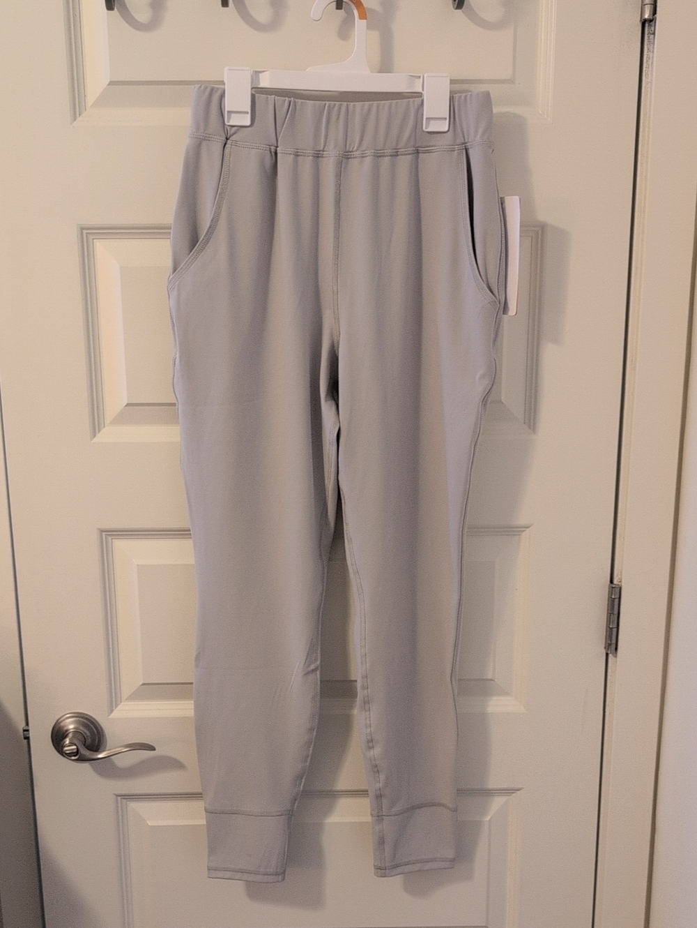 GOTTEX Performance Joggers with Pockets Light Gray Size Medium NWT